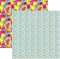 90's Flashback Collection, Let's Party, double-sided, scrapbook paper (Reminisce)<br><font color=red>25% off</font> 