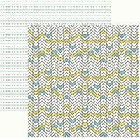 Bohemian Collection, Boho Chevron, double-sided, scrapbook paper (Ella & Viv)<br><font color=red>25% off</font> 
