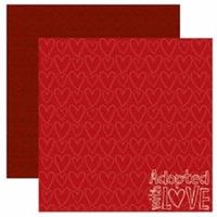 Adopted with Love, DS scrapbook paper (Reminisce)