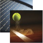 Tennis Collection, Winner, sports double sided, scrapbook cardstock (Reminisce)