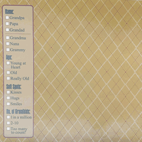 Young at Heart - Life is Grand, family double-sided, scrapbook paper (Reminisce)