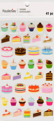 Cakes & Cupcakes, scrapbook stickers 4x7" (Recollections)<br><font color=red>40% off</font>