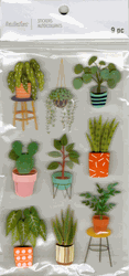 House Plants, 3D scrapbook stickers 4x7" (Recollections)<br><font color=red>40% off</font>