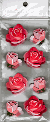 Flowers, ROSES, 3D scrapbook stickers 3x6" (Recollections)<br><font color=red>40% off</font>