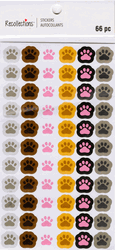 Paw Prints, scrapbook stickers 4x7" (Recollections)<br><font color=red>40% off</font>
