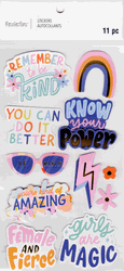 Be Kind, 3D scrapbook stickers 4x7" (Recollections)<br><font color=red>40% off</font>