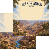 Grand Canyon, Arizona, double sided, scrapbook paper (Scrapbook Customs)