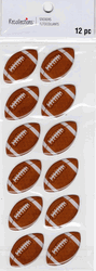 Footballs, 3D scrapbook stickers 3x7" (Recollections)<br><font color=red>40% off</font>