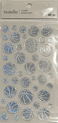 Soccer Balls - shiny, 3D scrapbook stickers 4x7" (Recollections)<br><font color=red>40% off</font>