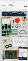 Education: Math, 3D scrapbook stickers 4x7" (Recollections)<br><font color=red>40% off</font>