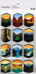 Travel Tiles, 3D scrapbook stickers 4x7" (Recollections)<br><font color=red>40% off</font>