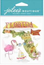 Florida, 3D scrapbook stickers (Jolee's Boutique)<br><font color=red>33% off</font>