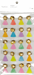 Party Hats, 3D scrapbook stickers 4x7" (Recollections)<br><font color=red>40% off</font>