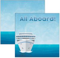 Bon Voyage Cruise - All Aboard!, double-sided scrapbook paper (Scrapbook Customs)