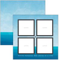 Bon Voyage Cruise - Quick Page, double-sided scrapbook paper (Scrapbook Customs)