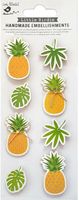Hawaiian, 3D Scrapbook stickers, 8/pk (Little Birdie)