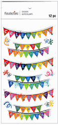 Birthday Banners, 3D scrapbook stickers 4x7" (Recollections)<br><font color=red>40% off</font>