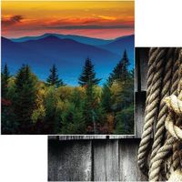 New Hampshire, New England Collection, Kancamagus Pass, double-sided, scrapbook paper (Reminisce)<br><font color=red>25% off</font>