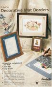 Mat Borders, decorative rub-on, Blue, scrapbook (Chartpak)