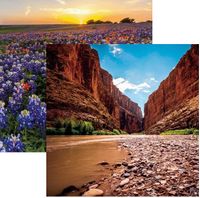 Texas Collection, Big Bend National Park, double-sided, scrapbook paper (Reminisce)<br><font color=red>25% off</font>