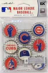 Chicago Cubs, Major League Baseball, Bottlecaps, Jolee's Boutique MLB scrapbook stickers (EK Success)<br><font color=red>RARE</font>