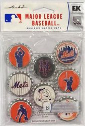 New York Mets, Major League Baseball, Bottlecaps, Jolee's Boutique MLB scrapbook stickers (EK Success)<br><font color=red>Save 34%</font>