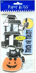 Trick or Treat, Halloween, scrapbook stickers (Paper Bliss) 