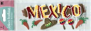 Mexico, Title Wave stickers (Jolee's Boutique)  