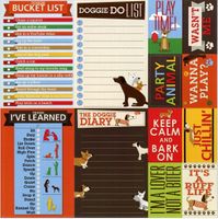 It's A Dog's Life, Die Cut Stickers, 12x12", scrapbook  (Reminisce)