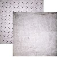 Meadowlark - Dusk, Black Polka Dot, DS scrapbook paper (My Mind's Eye)