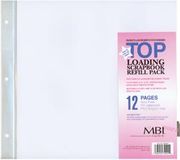 Scrapbook Refill Pages, 12" x 12", top-loading sheets, 6 refills (MBI)