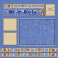 Baby Boy, family, scrapbook paper (Scrapbook Customs)