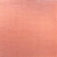 Baby Girl, pink, scrapbook paper (Me & My Big Idea) 