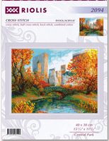 Central Park, cross stitch kit, 15.75" x 11.75" (RIOLIS)