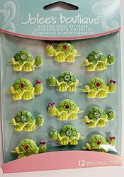 Turtles, 3-D scrapbook stickers (Jolee's Boutique)<br><font color=red>50% off</font>