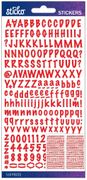 Alphabet: Red Marker Small, 4" x 7" scrapbook stickers (Sticko)<br><font color=red>25% off</font>