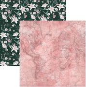 Lily & Moss Collection, Flora, flower double-sided, scrapbook paper (Kaisercraft)<br><font color=red>25% off</font>