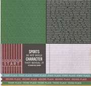 Sports Collection, Track & Field Journal, scrapbook paper (Kaisercraft)<br><font color=red>25% off</font>