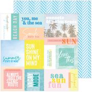 Sunshine on My Mind Collection, Golden Hour, travel double-sided scrapbook paper (Pinkfresh Studio)<br><font color=red>25% off</font>