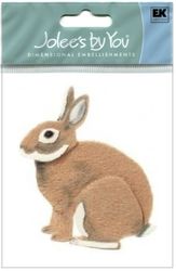Rabbit, 3D scrapbook embellishment, LARGE, (Jolee's by You)