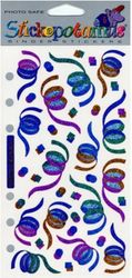 Confetti, foil scrapbook stickers (Sticko) 