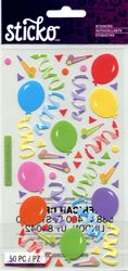 Party Favors, scrapbook stickers (Sticko) S1224-SPBD08