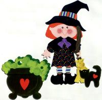 Brewhilda, Halloween, Stick Kids, scrapbook die cuts (Stamping Station)