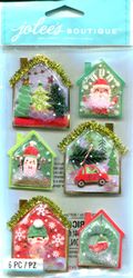 Holiday Shakers, Christmas 3D scrapbook stickers, Le Grande (Jolee's Boutique)