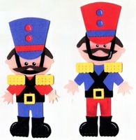 Toy Soldier, Stick Kids, scrapbook die cuts (Stamping Station)