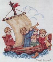Land in Sight, Hummel cross stitch kit (Needle Treasures, JCA)