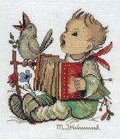 Let's Sing, 8x10", Hummel cross stitch kit (Needle Treasures, JCA)