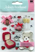 Valentine's Day, Love, 3D scrapbook stickers (Jolee's Boutique)