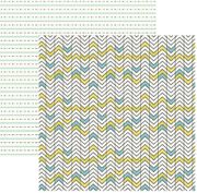 Bohemian Collection, Boho Chevron, double-sided, scrapbook paper (Ella & Viv)<br><font color=red>25% off</font>