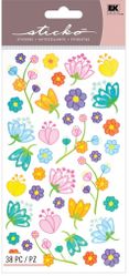 Floral Jubilee, 4x7" scrapbook stickers (Sticko)<br><font color=red>25% off</font>